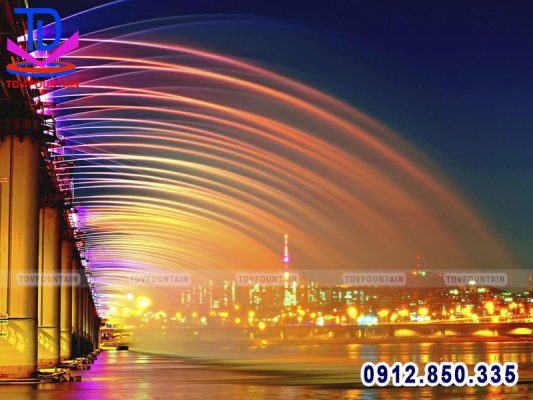 Cầu phun nước Banpo tại Hàn Quốc