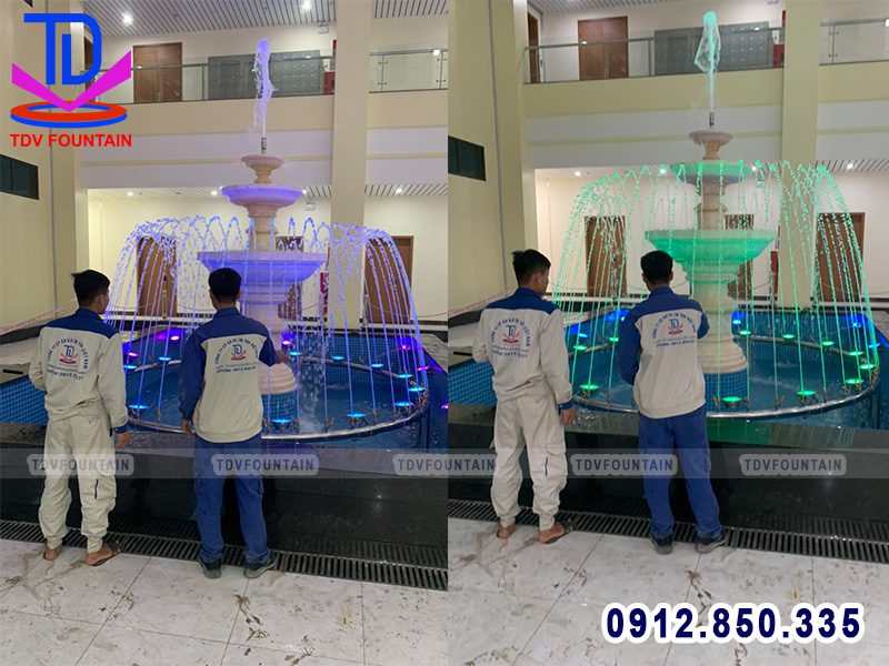 Đài phun nước trong nhà BTL Hải quân - Hải Phòng 2