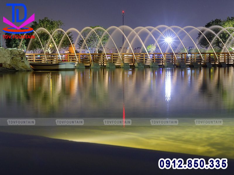 Lắp đặt hệ thống phun nước trên cầu