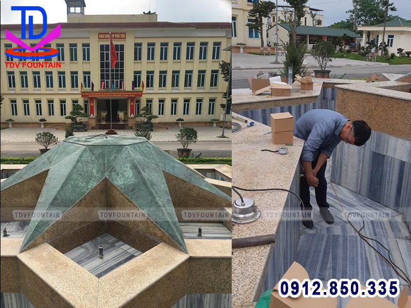 Lắp đặt thiết bị đài phun nước tại Phổ Yên