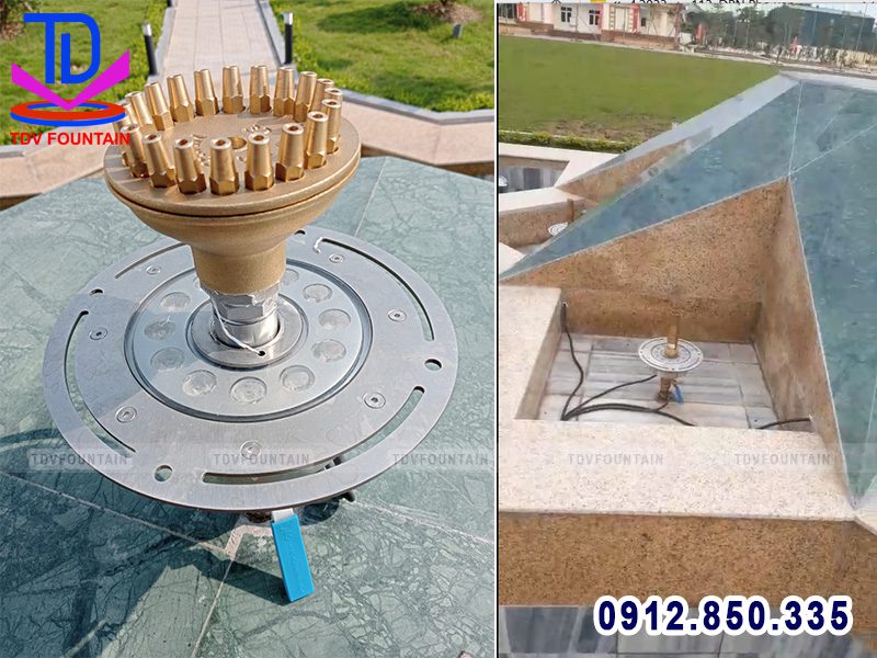 Thiết bị lắp đặt cho đài phun nước Phổ Yên