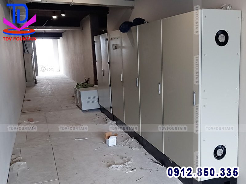 Tủ điện nhạc nước âm sàn Khu đô thị Phương Đông
