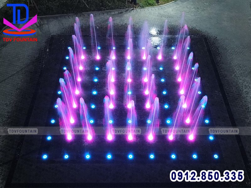 Đài phun nước âm sàn công viên Artemis - Chiềng An - Sơn La