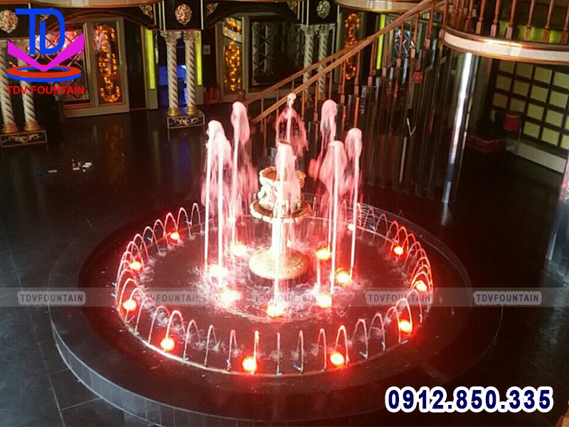 Đài phun nước trang trí quán Karaoke Dragon