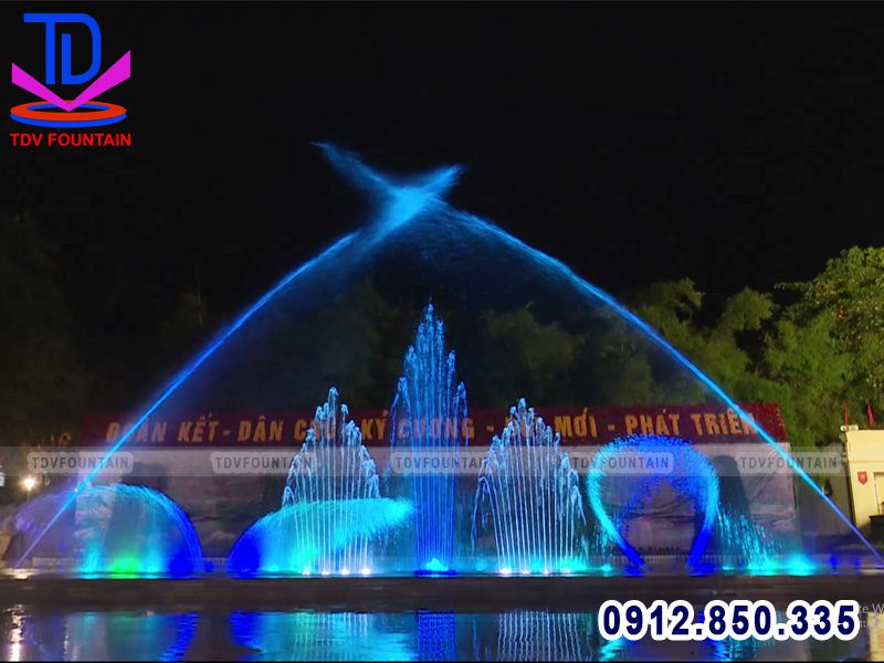 Nhạc nước âm sàn quảng trường 26/3 Hà Giang