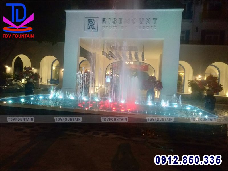 Nhạc nước trang trí khuôn viên Risemount Primier resort