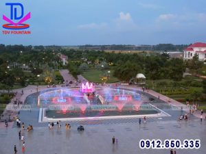Thiết kế thi công nhạc nước tại quảng trường Võ Nguyên Giáp - Đồng Tháp