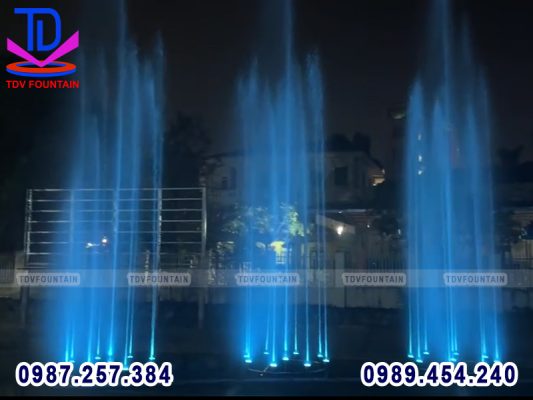 Đài phun nước hồ Hùng Vương - Phúc Yên - Vĩnh Phúc 11
