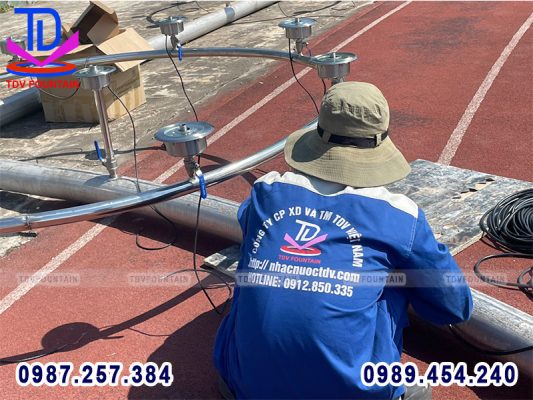 Đài phun nước hồ Hùng Vương - Phúc Yên - Vĩnh Phúc 6