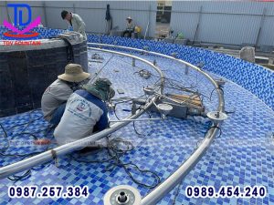 Đài phun nước trường Sĩ quan Đặc công 6