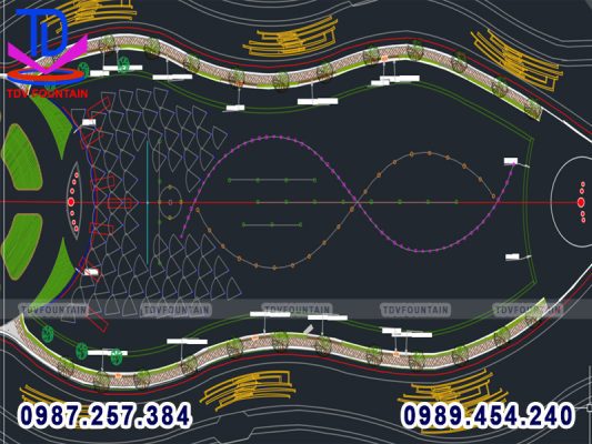Nhạc nước nhà ga cáp treo Hương Bình - Chùa Tiên - Hòa Bình 15
