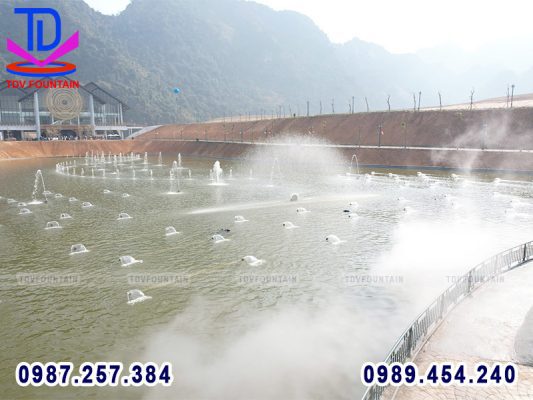 Nhạc nước nhà ga cáp treo Hương Bình - Chùa Tiên - Hòa Bình 5