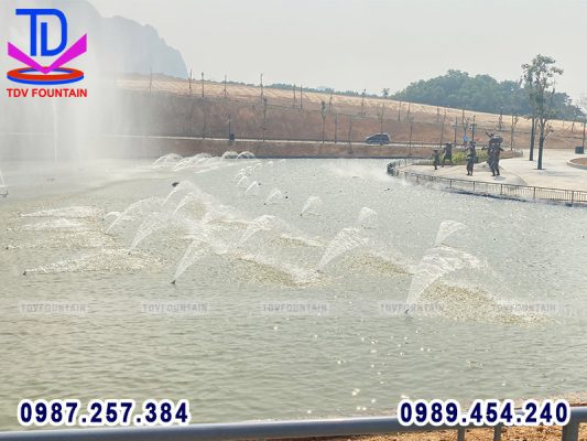 Nhạc nước nhà ga cáp treo Hương Bình - Chùa Tiên - Hòa Bình 7