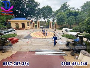Sàn phun nước lập trình BTL Cảnh vệ tại Trấn Vũ - Ba Đinh - Hà Nội 6