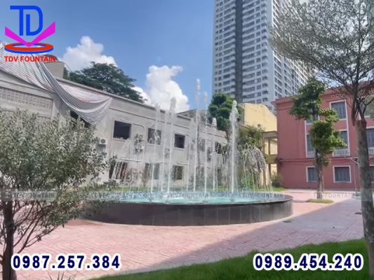 Đài phun nước trường Đại học Thủy Lợi Hà Nội 7