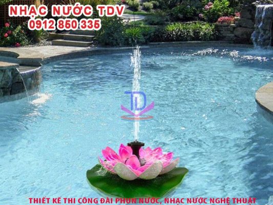 TDV Fountain – Đơn vị chuyên thiết kế và thi công nhạc nước, đài phun nước hoa sen nghệ thuật.