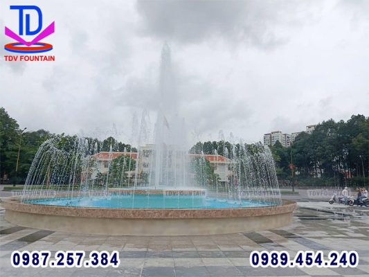 Hệ thống trang thiết bị được sử dụng trong đài phun nước Quân khu 7