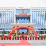 Dự án Đài phun nước nằm trong khuôn viên của Sở Chỉ Huy Quận 7. 