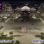 Đài phun nước âm sàn tại quảng trường Trung tâm Chính trị - Hành chính Tp Hải Phòng.