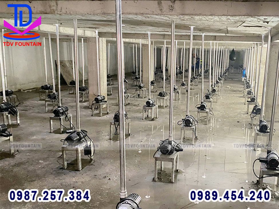 Đài phun nước âm sàn lập trình DMX tại Trung tâm Hành Chính – Chính trị Hải Phòng