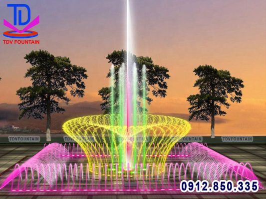 Mô hình nhạc nước âm sàn
