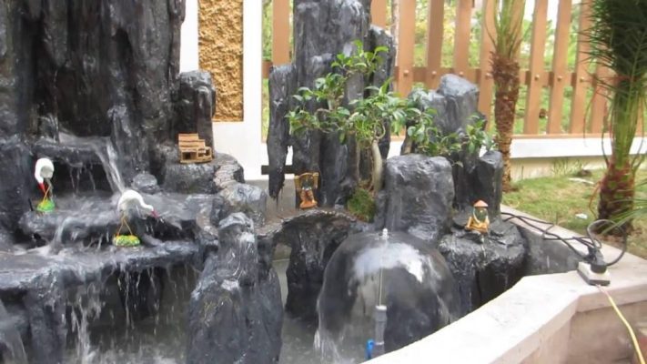 Hệ thống vòi phun nước hòn non bộ
