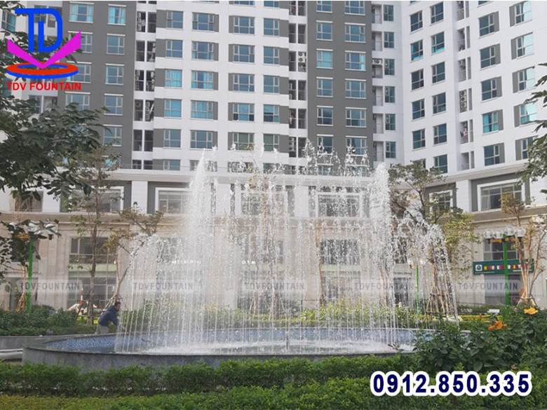 Nhạc nước khu đô thị, tạo điểm nhấn cảnh quan độc đáo cho toàn bộ dự án.
