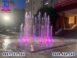 Đài phun nước tự động giải pháp nâng tầm giá trị cảnh quan hiện đại