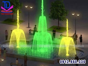 mẫu nhạc nước phố đi bộ đẹp