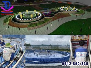 Lắp đặt đài phun nước chuẩn kỹ thuật đảm bảo công trình vận hành an toàn