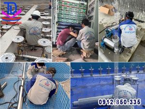 Giải pháp an toàn trong quá trình thi công nhạc nước