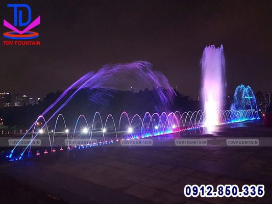 lắp đặt nhạc nước lập trình