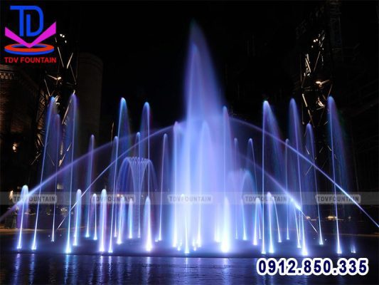 thi công nhạc nước lập trình