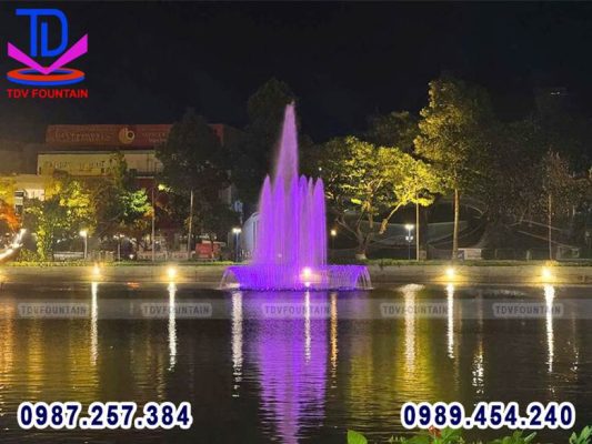 Dự án đài phun nước phao nổi hồ Trúc Giang
