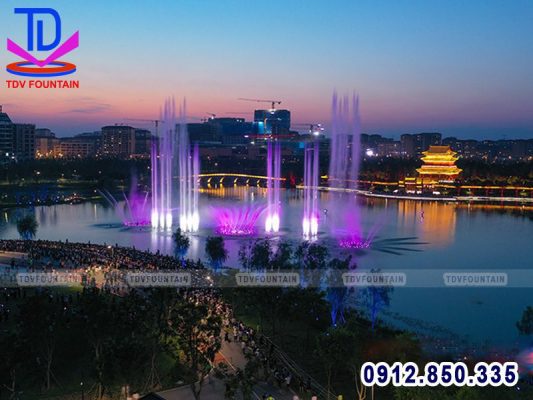 Hệ thống phun nước tạo hình là tổng hợp các thiết bị chuyên dụng