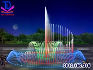 đài phun nước phố đi bộ