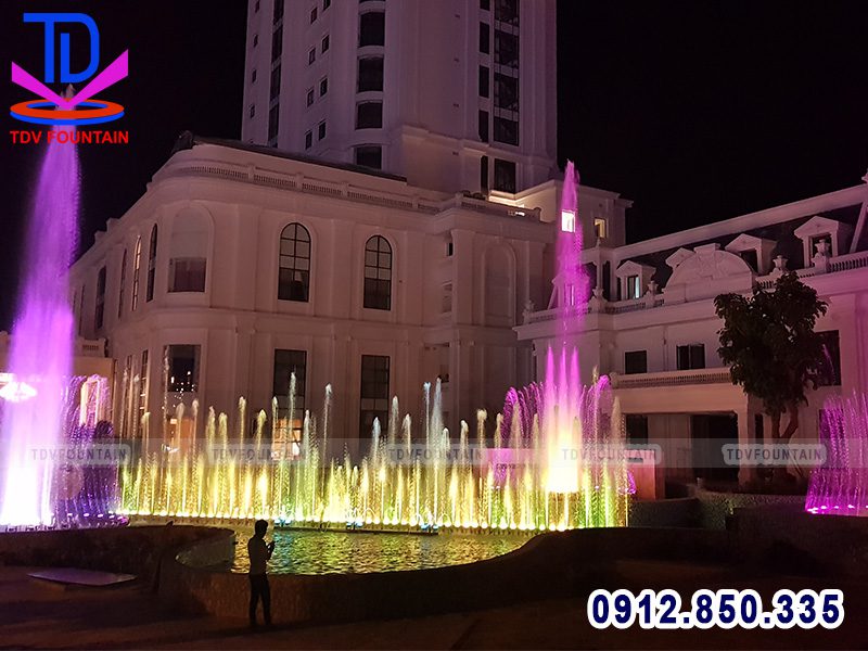 nhạc nước khách sạn chất lượng