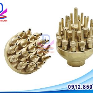 Vòi phun đài hoa 3 tầng lắp phun nước tiểu cảnh