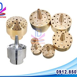 Đầu phun hình pháo hoa, bông lúa, vòi chùm lắp tiểu cảnh