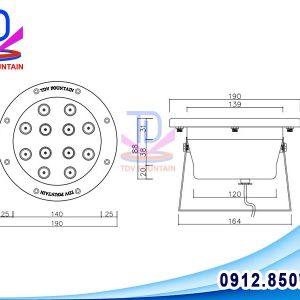 cau tao den led 36w DMX