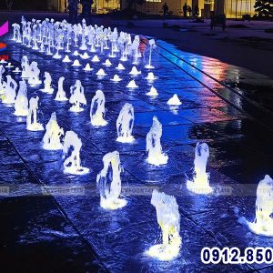 Đài phun nước âm sàn lập trình hiệu ứng