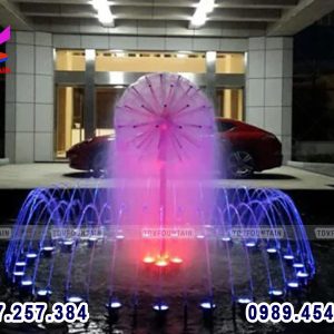 Đài phun nước gia đình, khuôn viên biệt thự tư gia