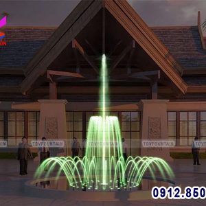 Đài phun nước sân vườn tiểu cảnh