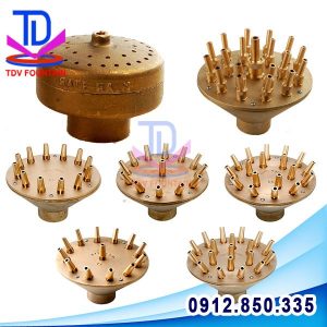 Đầu phun bông hoa Crown of Jets phun 1 tầng, 2 tầng, 3 tầng