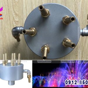 dau phun quay tron rotating tdv fountain