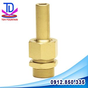 Đầu phun tia nước đơn Comet chất liệu đồng có khớp mềm