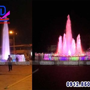 den chieu duoi nuoc 54w doi mau rgb cho dai phun nuoc