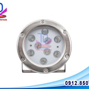 Đèn Led âm dưới nước 9W đơn sắc 24V dạng đế