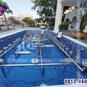 lap dat may bom chim inox 304 MBH cho dai phun nuoc