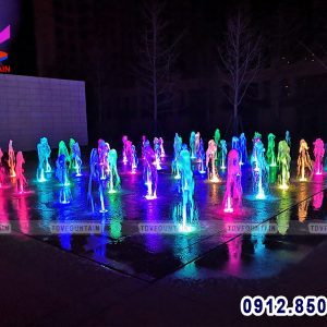 Mẫu đài phun nước phố đi bộ